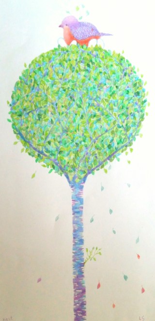 Nest flower in spring